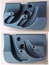 00-02 Camaro Firebird T-Top Storage Bins Trim (Set/Ebony)